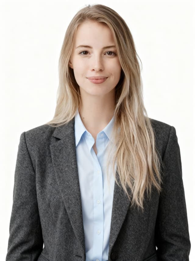 Charcoal Blazer instant headshot example